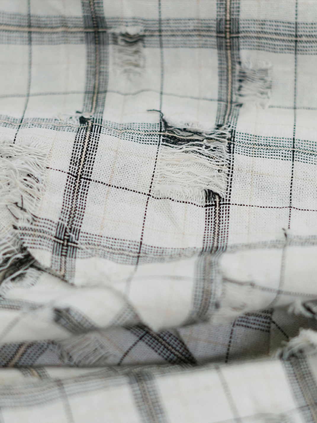 CestNous|Women's Graffiti Patchwork Plaid Dress-White - PSYLOS 1, CestNous|Women's Graffiti Patchwork Plaid Dress-White, Dress, CestNous, PSYLOS 1